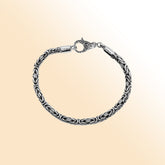 AB-1000-S-7MM-8" Sterling Silver Bracelet With Lobster Jewelry Bali Designs Inc